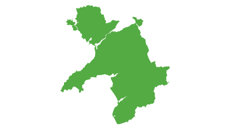 Gwynedd map