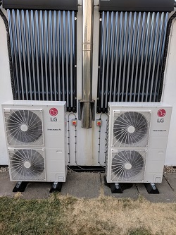 Air Source Heat Pump with Solar Thermal