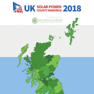 UK Solar Power Count Rankings: 2018