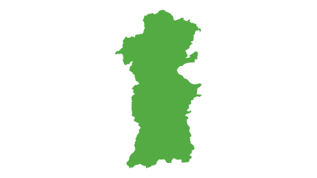 Powys map